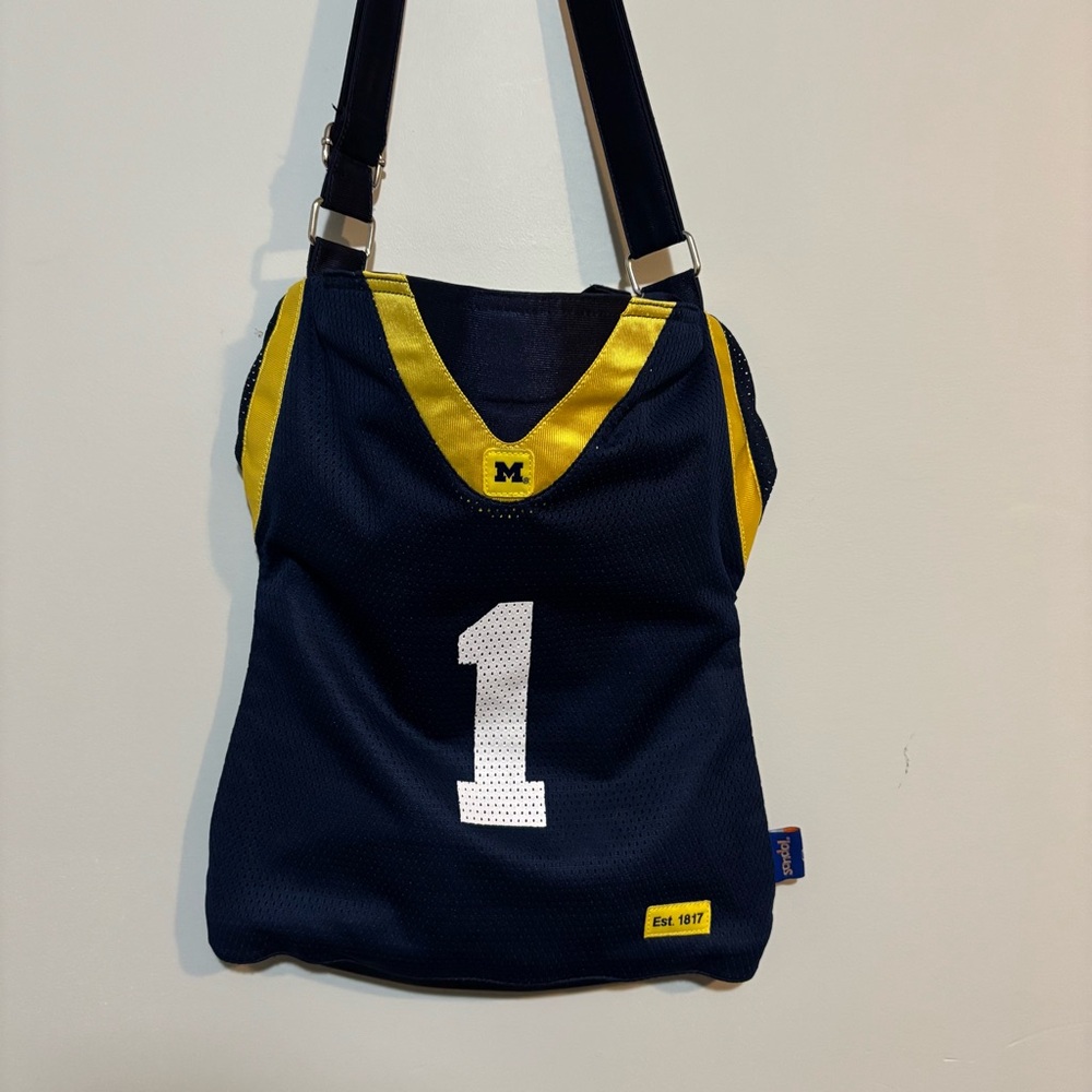 Sandol Michigan Wolverines Football Jersey Handbag